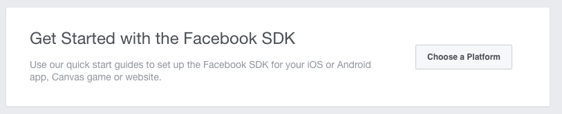 Get started with Facebook SDK