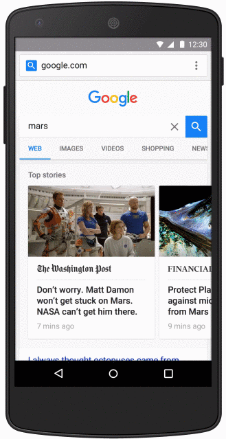 google amp project example