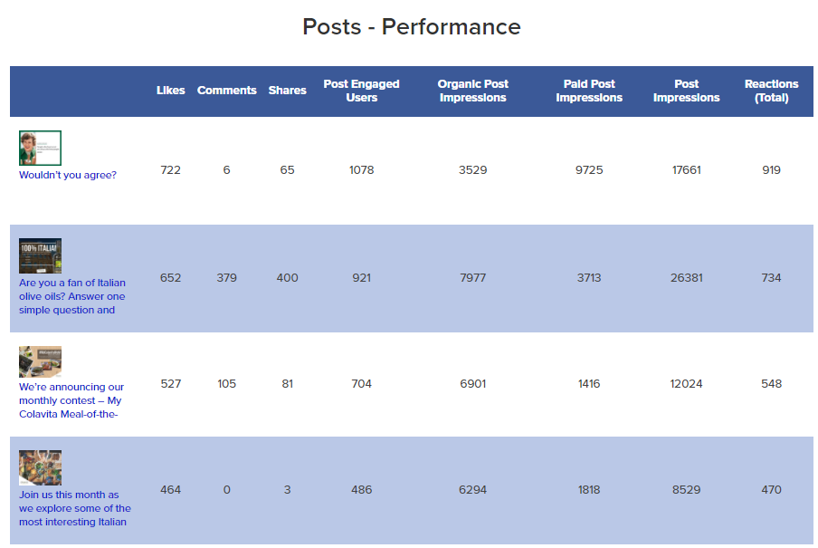 social audit post performance